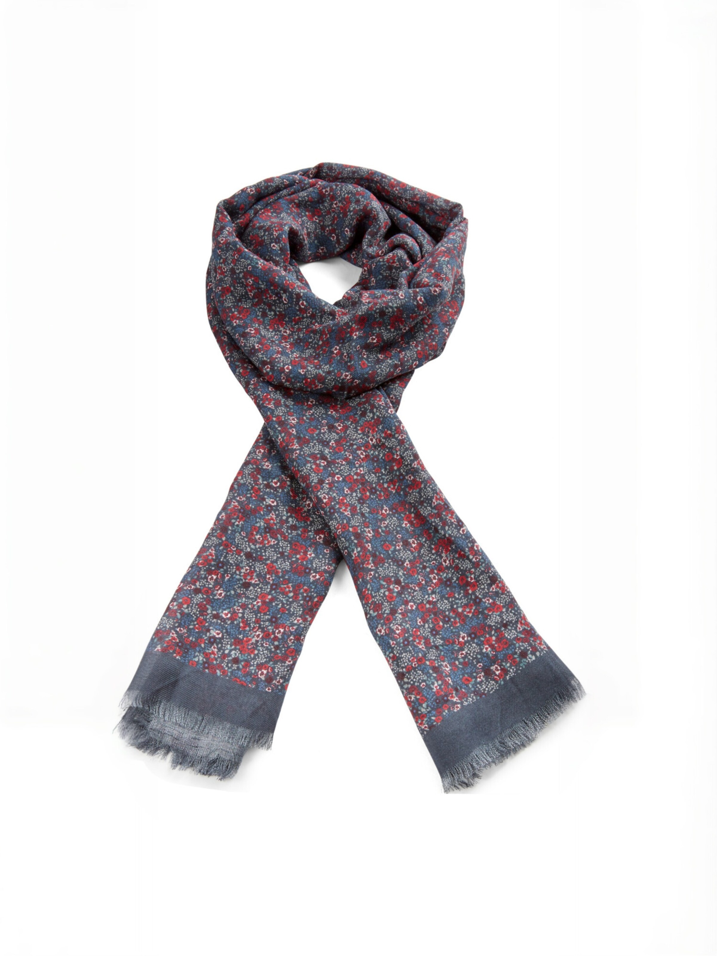Bohemian Revolt Sjaal ' Braxton ' in Blauw: voorkant