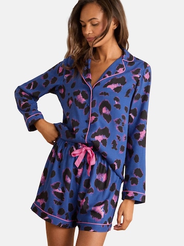 love & roses Пижама в Синий: спереди