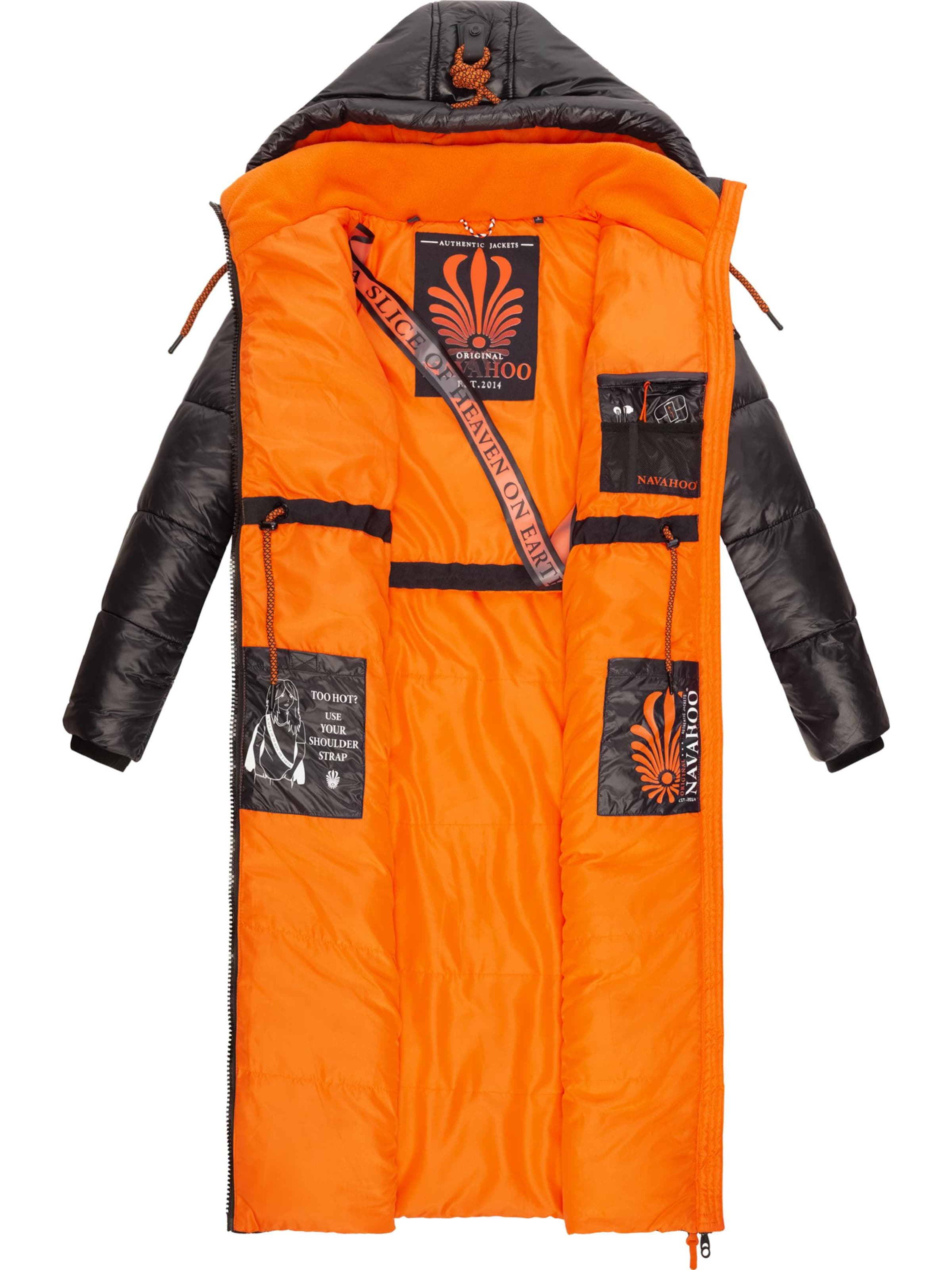 melns NAVAHOO Ziemas mētelis 'Schmuseengel'