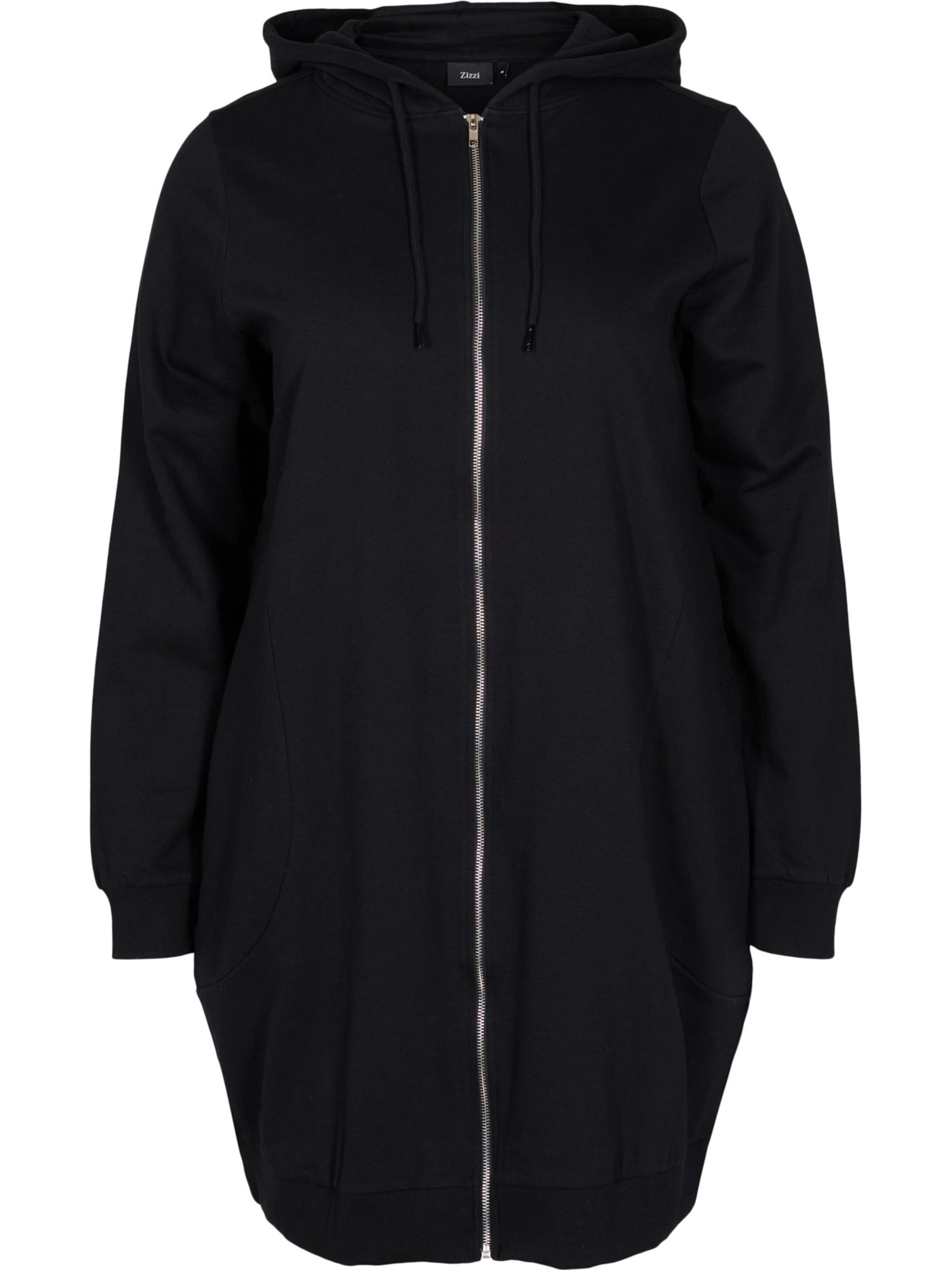 Zizzi Tréning dzseki 'Shelly' - fekete: elől