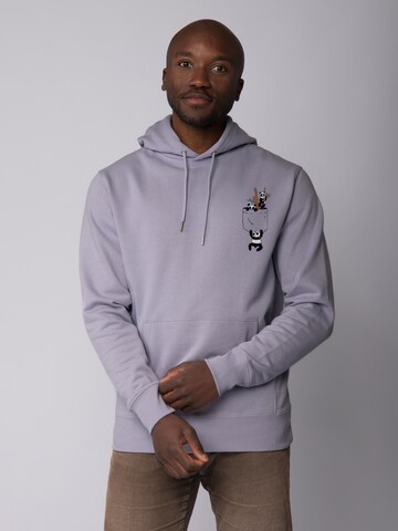 Watapparel Sweatshirt 'Pocket Pandas' in Purple: front