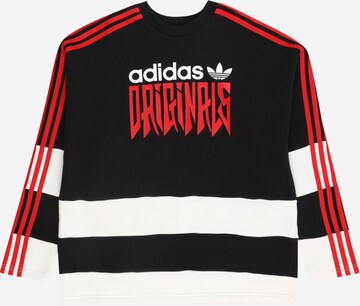 ADIDAS ORIGINALS Sweatshirt in Zwart: voorkant