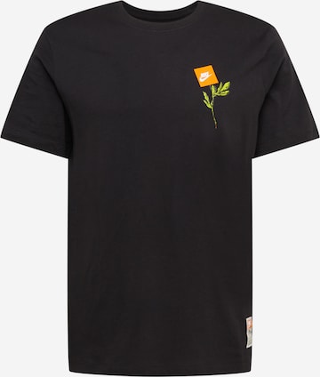 Nike Sportswear Shirt in Zwart: voorkant