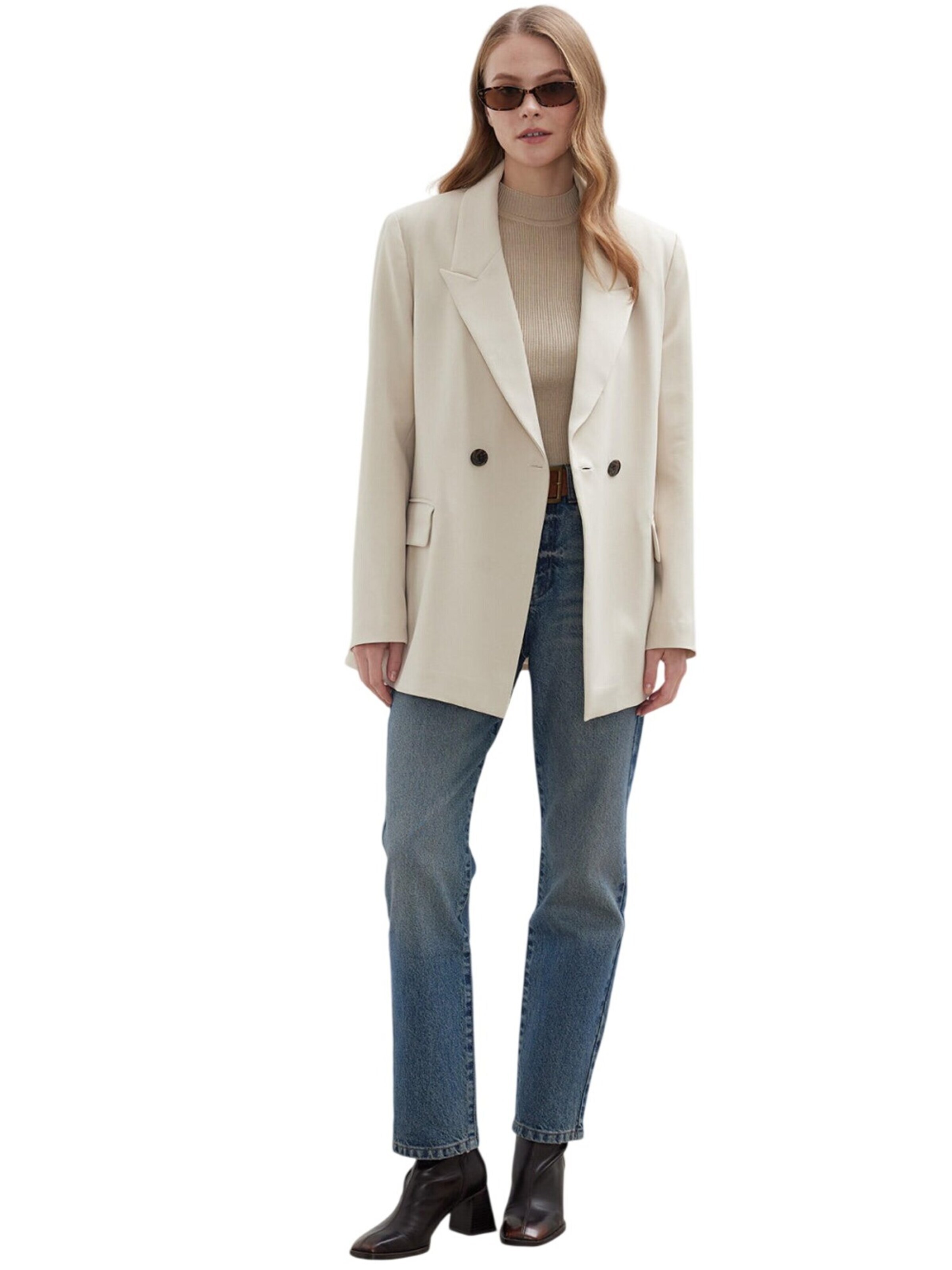 MANUKA Blazers in Beige: voorkant