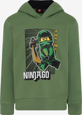 LEGO® kidswear Sweatshirt 'Storm' in Groen: voorkant