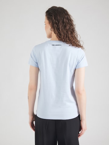 Karl Lagerfeld Μπλουζάκι σε μπλε: πίσω