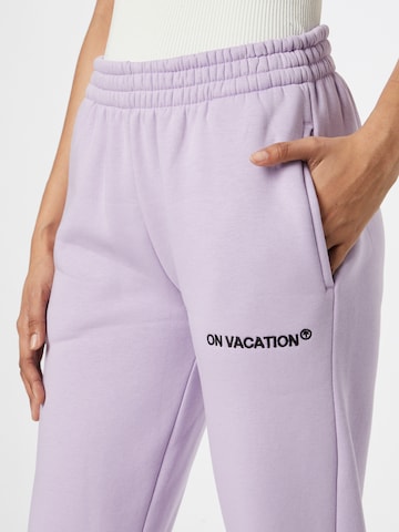 On Vacation Club Loose fit Pants 'Palm' in Purple