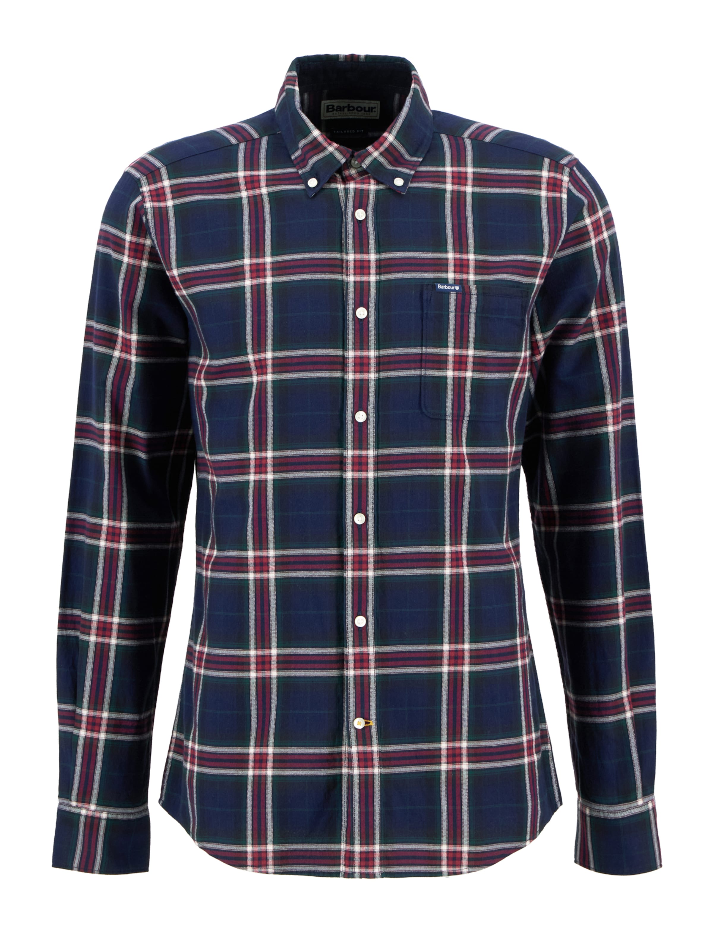 Coupe regular Chemise 'Crossfell' Barbour en bleu : devant