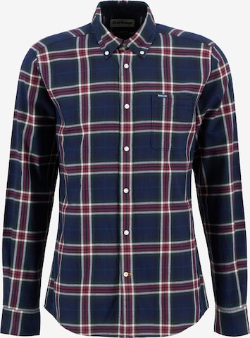 mėlyna Barbour Standartinis modelis Marškiniai 'Crossfell': priekis