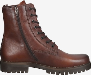 GABOR Lace-Up Ankle Boots in Brown