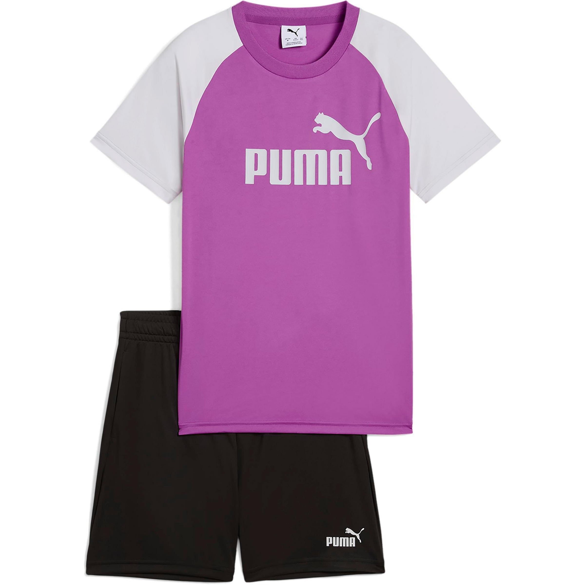 PUMA Trainingsanzug 'Essentials No.1' in Lila: Vorderseite