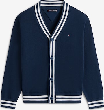 TOMMY HILFIGER Neuletakki 'VARSITY' värissä sininen: etupuoli
