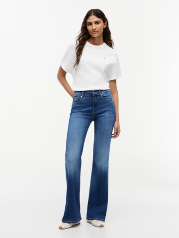 TOMMY HILFIGER Flared Jeans 'KATY' in Blau