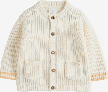 Next Neuletakki värissä valkoinen: etupuoli