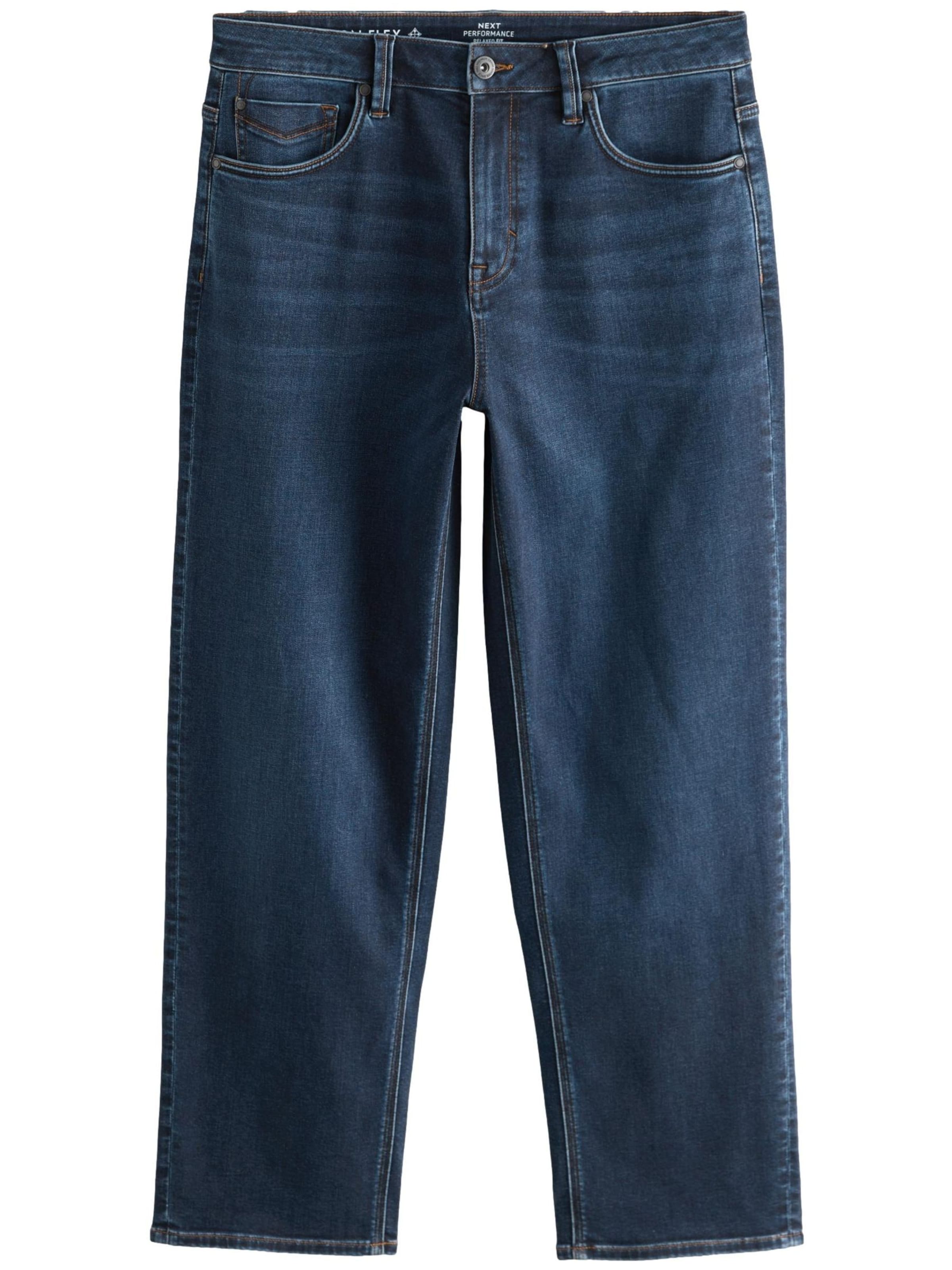 Next Свободный крой Джинсы в Синий: спереди