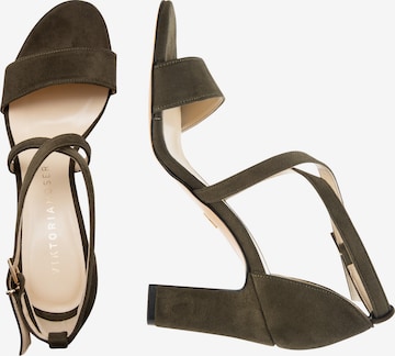 Viktoria Moser Strap Sandals 'Reese' in Green