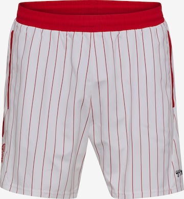 Shorts de bain Hummel en blanc : devant