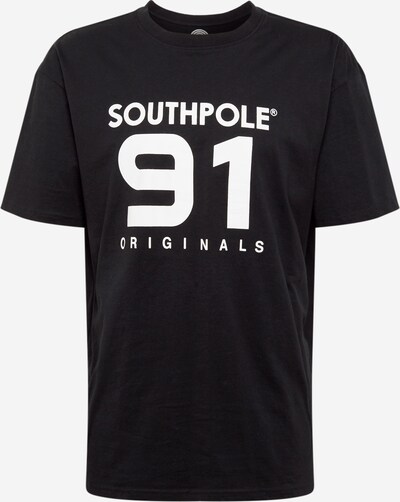 SOUTHPOLE T-Shirt in schwarz / weiß, Produktansicht