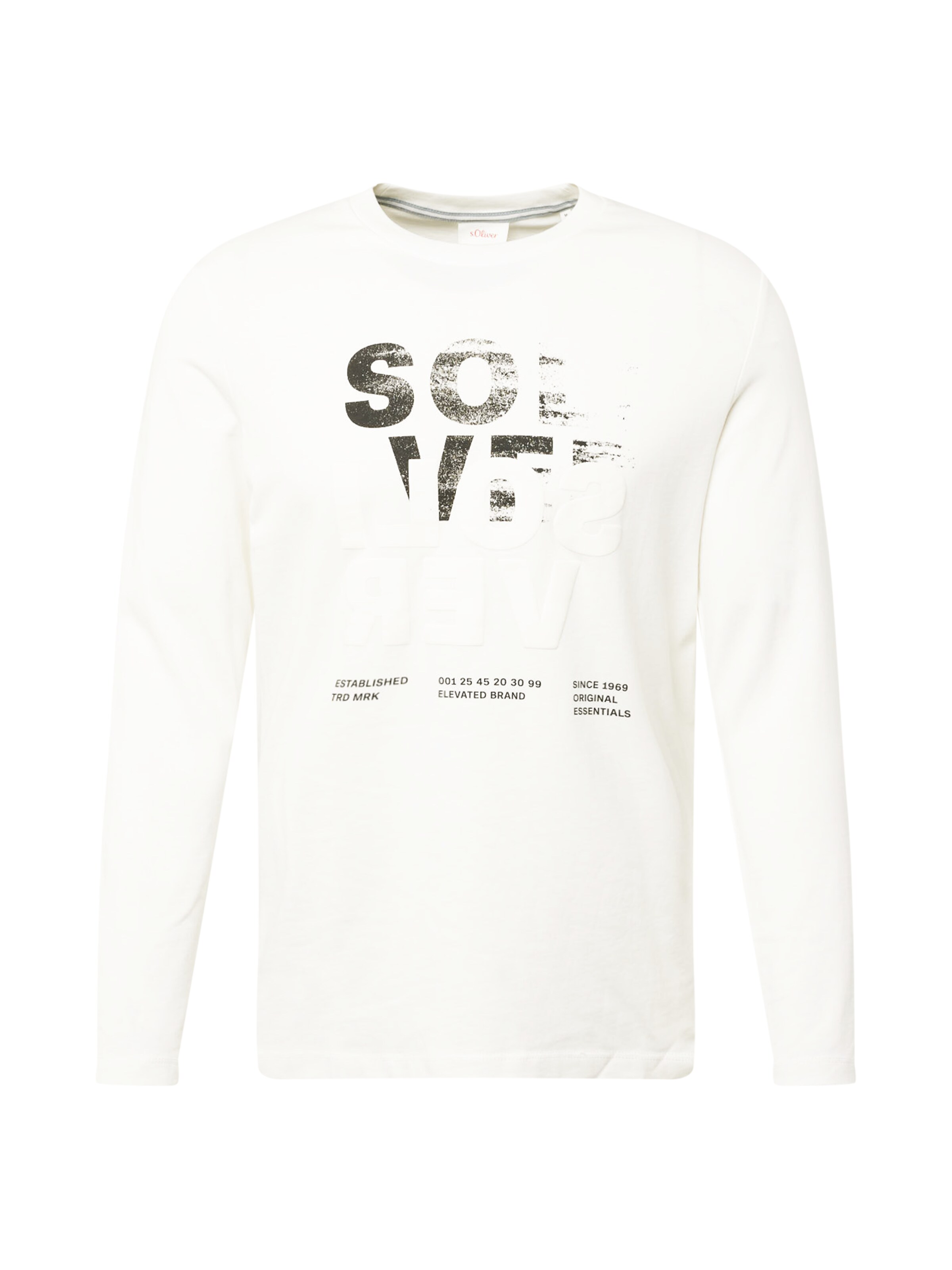 s.Oliver Shirt in Wit: voorkant