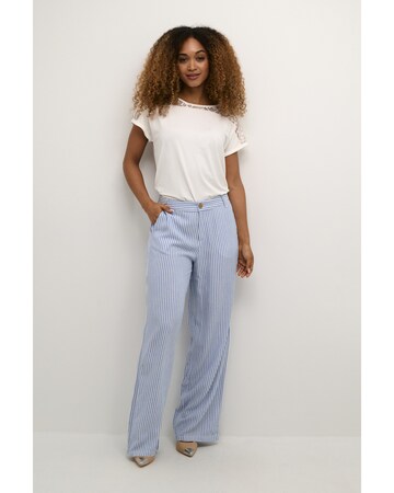 Cream Regular Pants 'Venta' in Blue