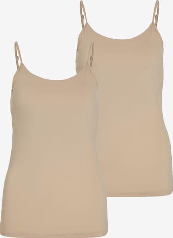 VILA Top in Beige: front