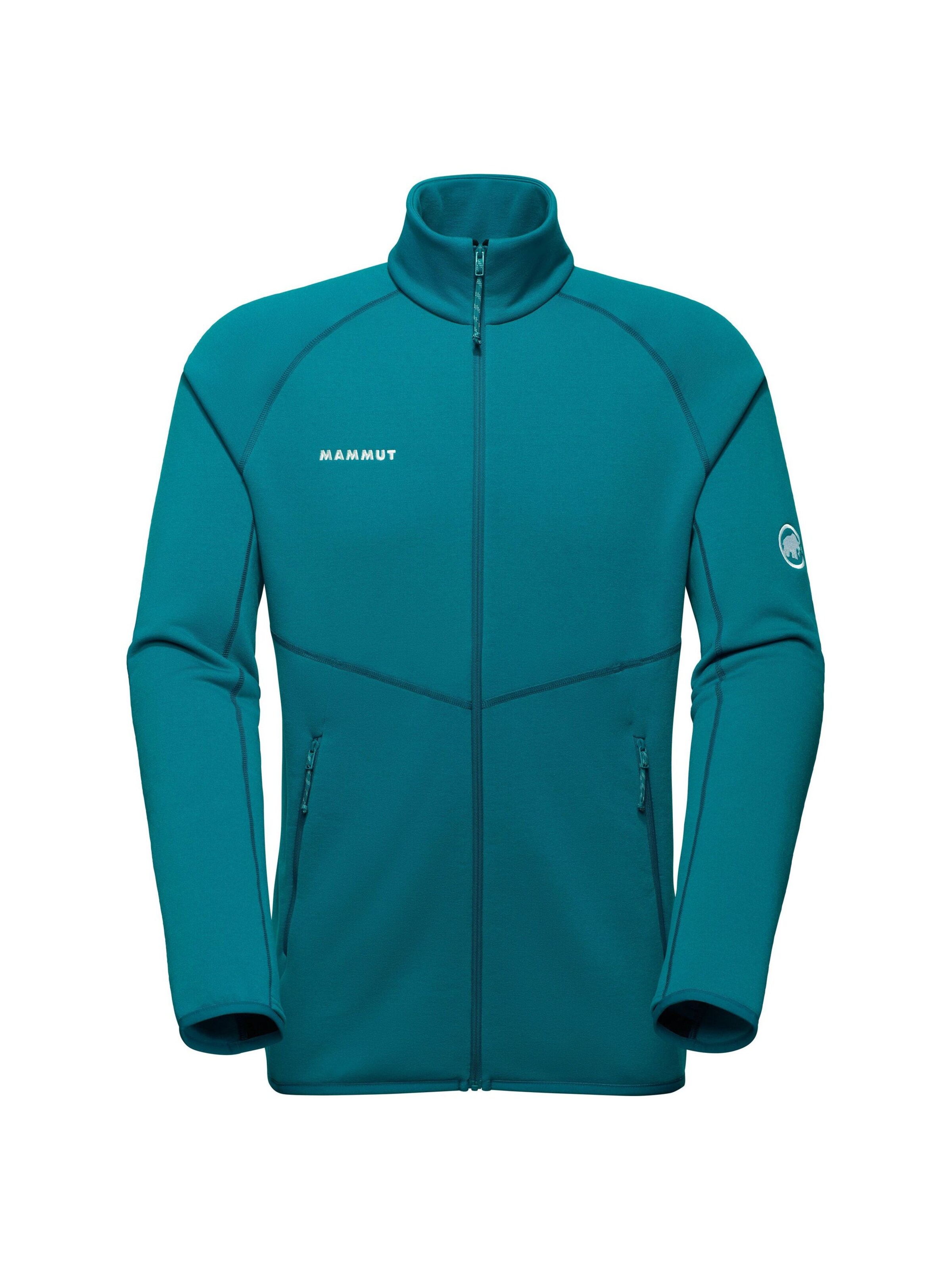 MAMMUT Funktionsfleecejacke 'ACONCAGUA' in Grün: Vorderseite