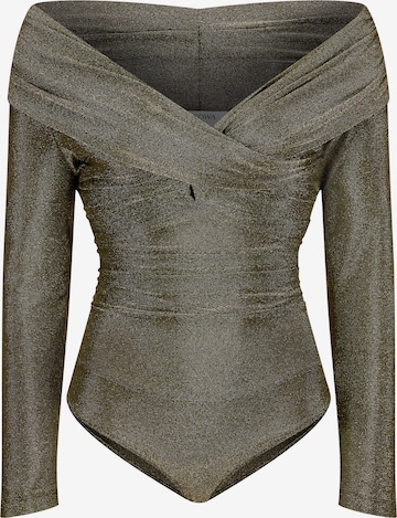 Nicowa Shirt 'AWILONO' in Gold: Vorderseite