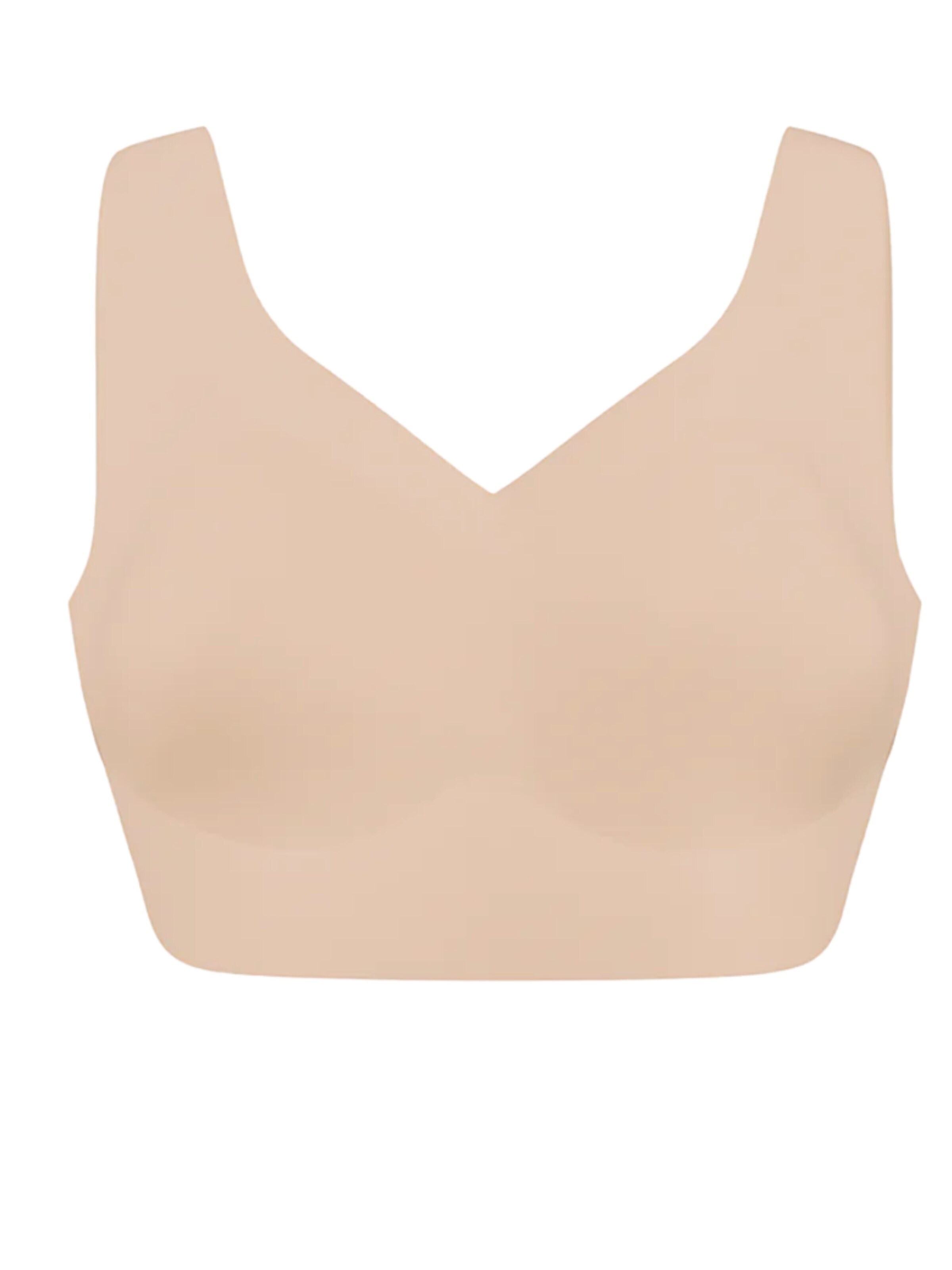 cfab (formerly creamy fabrics) Minimizer Minimizer 'Comfort Minimizer Back Support BH' in Beige: voorkant