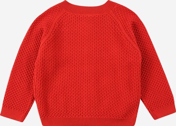 PETIT BATEAU Knit Cardigan in Red