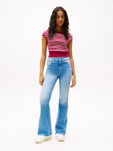 Tommy Jeans Flared Jeans 'Sylvia  Faded' in Blue