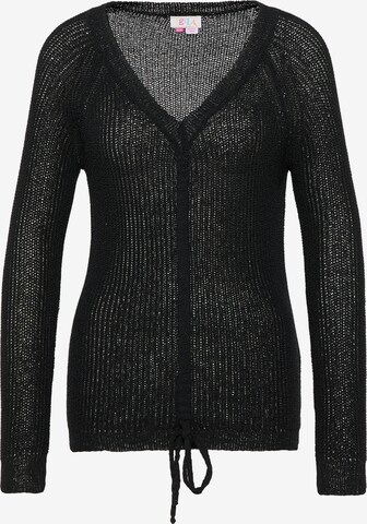 Pull-over IZIA en noir : devant