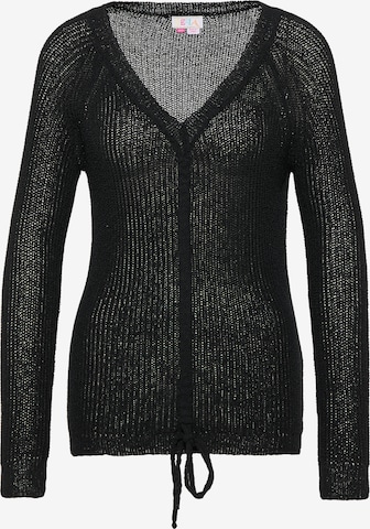 Pull-over IZIA en noir : devant