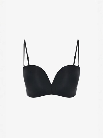 Penti Push-up Melltartó - fekete: elől