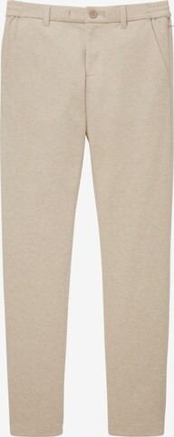 TOM TAILOR Slimfit Chinobyxa 'Travis' i beige: framsida