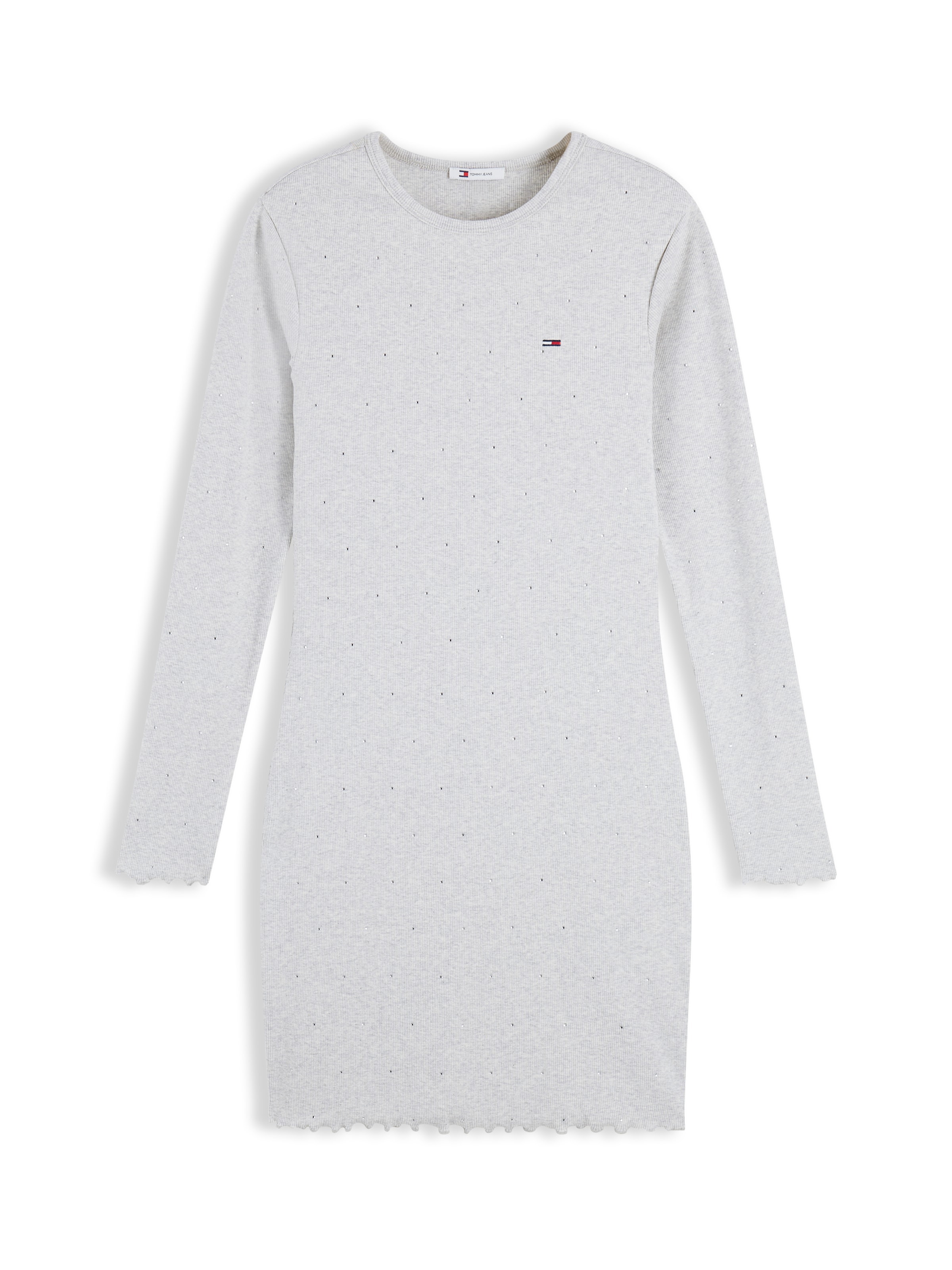 Tommy Jeans Рокля в сиво: отпред
