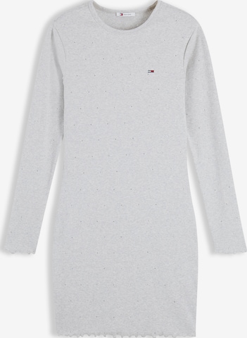 Tommy Jeans Рокля в сиво: отпред
