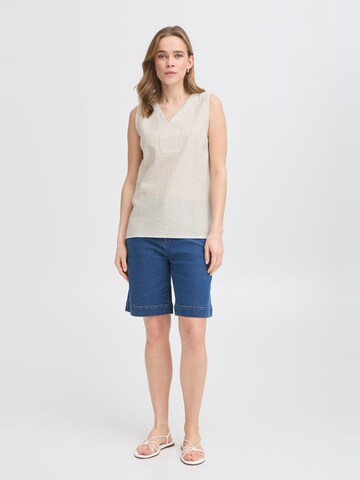 Fransa Top 'FRCAYL' in Beige