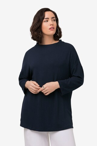 Ulla Popken Sweatshirt in Blau: predná strana