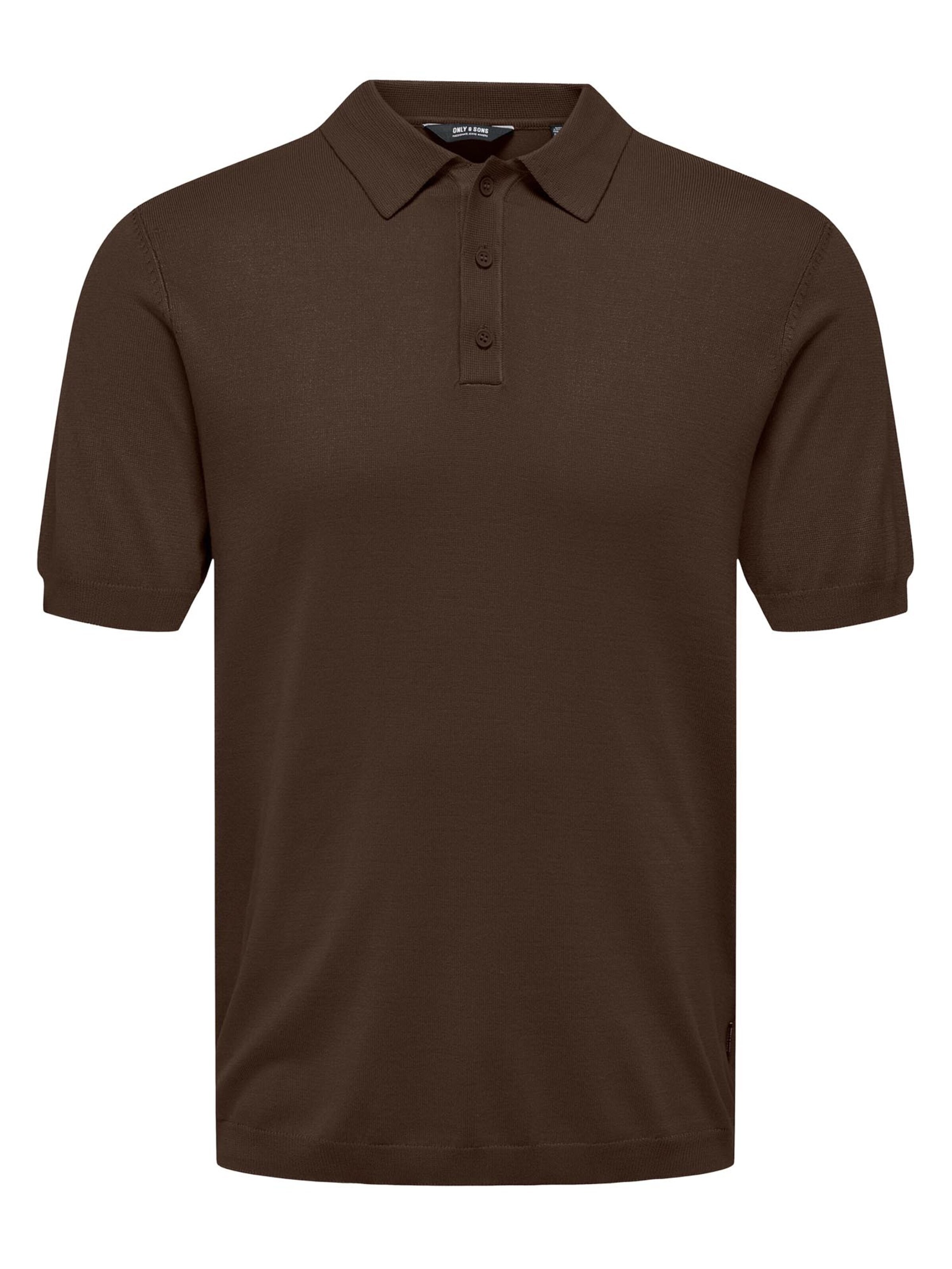 Only & Sons Shirt 'ONSWyler' in Brown: front
