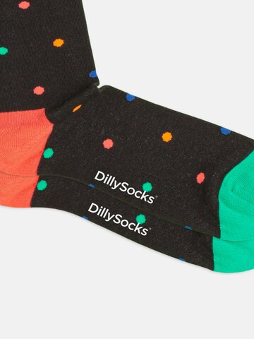 DillySocks Sokken 'Black Box' in Gemengde kleuren