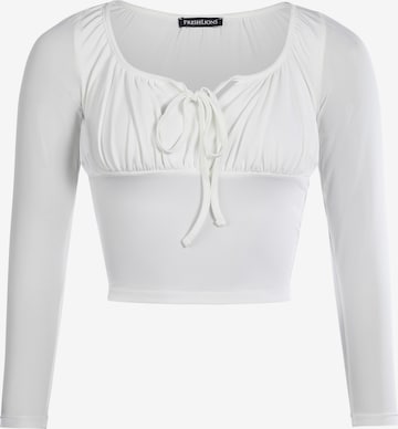 FRESHLIONS Blouse in White: front