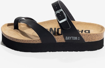 Bayton - Zapatos abiertos en negro: frente