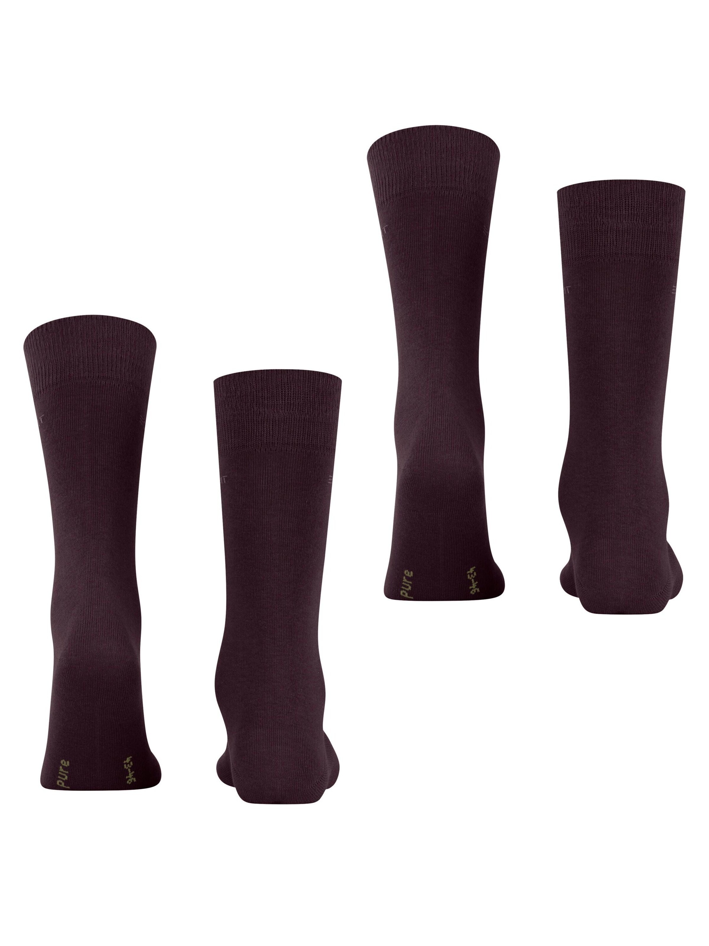 ESPRIT Socken 'Basic Uni 2-Pack'‌ in Rot