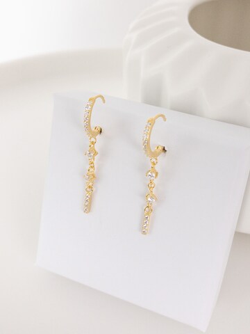 Hey Happiness - Pendientes 'Luxe' en oro