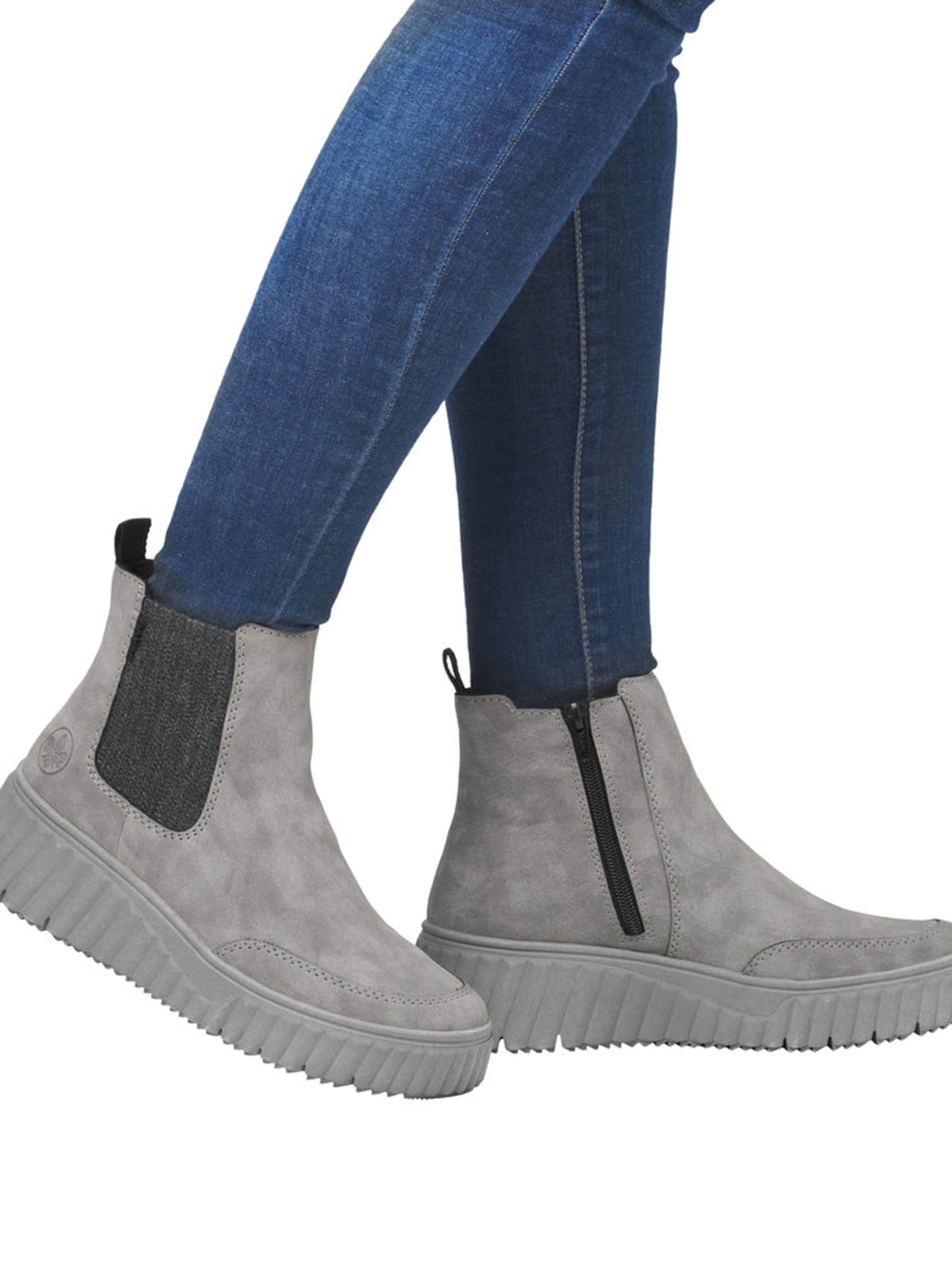 Rieker Chelsea boots in Grey