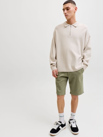 JACK & JONES - regular Pantalón chino en verde