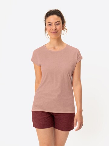 VAUDE Performance shirt 'Moja' in Beige: front