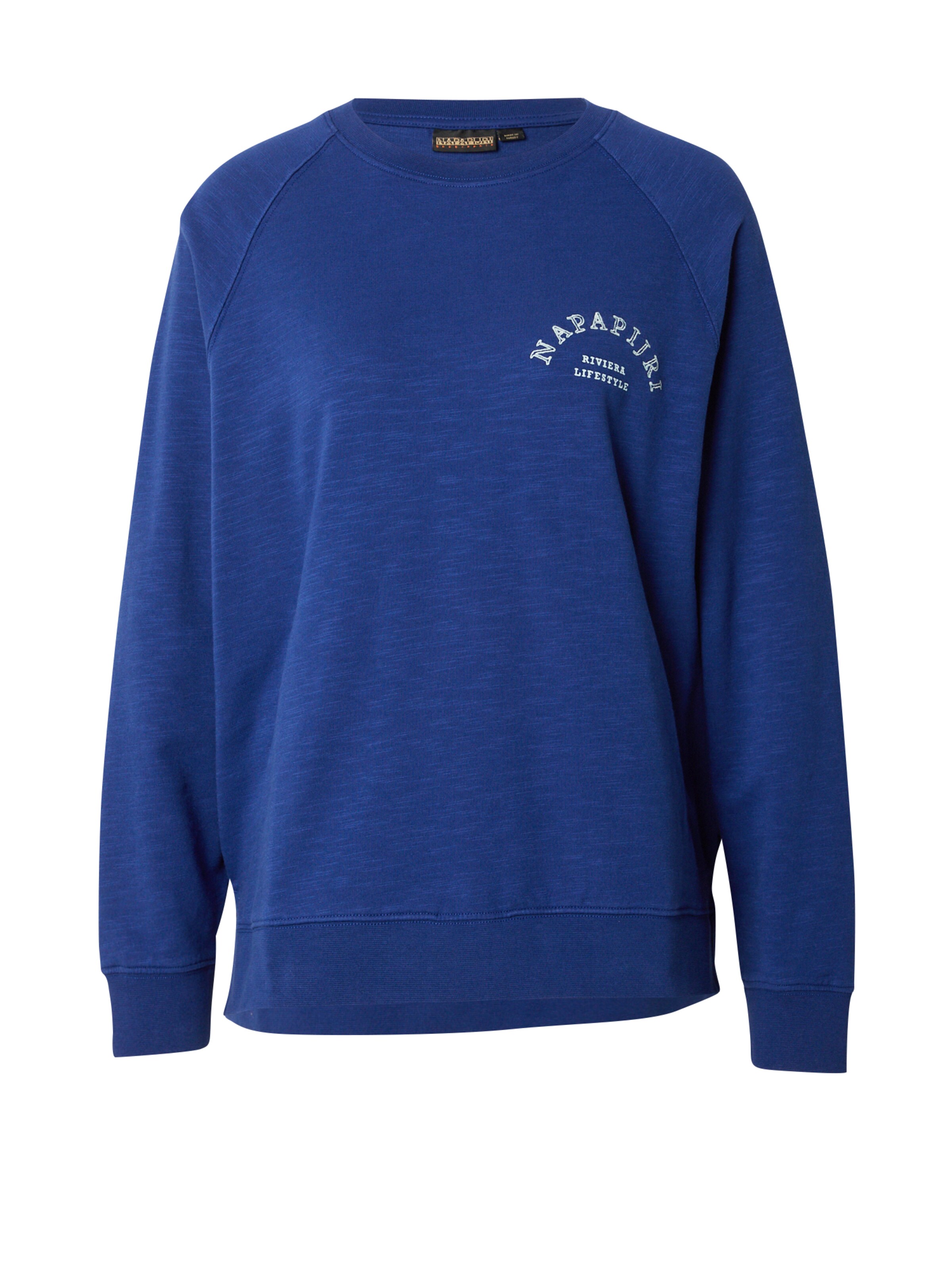 NAPAPIJRI Sweatshirt 'B-FETE' i blå: forside