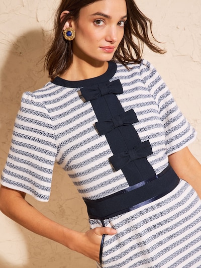 love & roses Kjole i navy / opal / hvid, Produktvisning