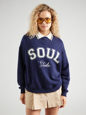 Smith&Soul Bluzka sportowa w kolorze niebieski: przód
